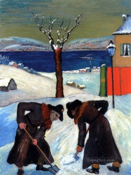 invierno Marianne von Werefkin Expresionismo Pinturas al óleo